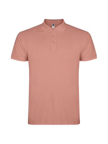 Star koszulka męska polo z krótkim rękawem, clay orange