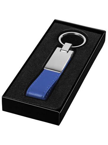 Brelok pasek Corsa, niebieski / srebrny