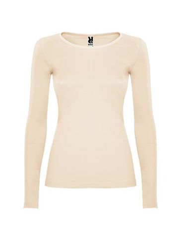 Extreme koszulka damska z długim rękawem, piaskowy