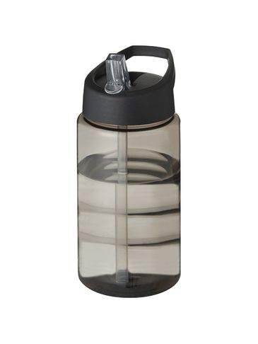 Bidon H2O Bop o pojemności 500 ml z wieczkiem z dzióbkiem, charcoal / czarny