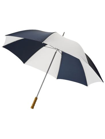 Parasol golfowy Karl 30'' z drewnianą rączką, granatowy / biały