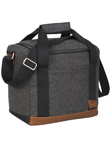 Torba termoizolacyjna Campster na 12 butelek, ciemnografitowy / brązowy