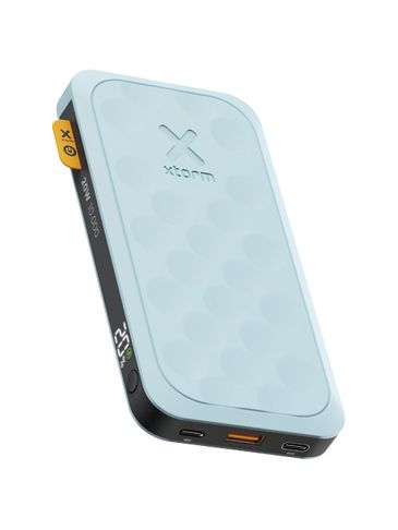 Seria Xtorm FS510 Fuel powerbank o pojemności 10 000 mAh i mocy 20 W, błękitny