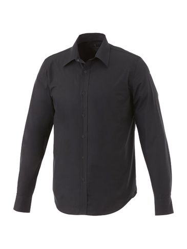 Męska koszula stretch Hamell, czarny