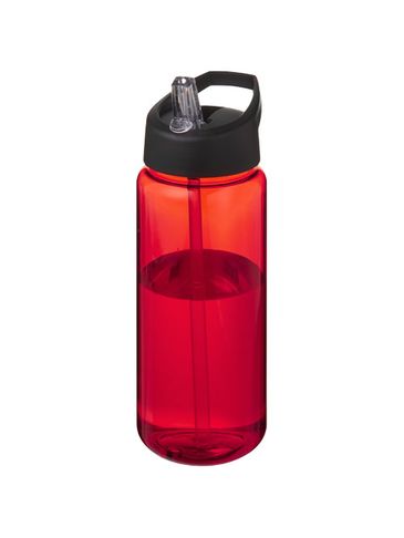 Bidon H2O Active® Octave Tritan™ o pojemności 600 ml z dzióbkiem, czerwony / czarny