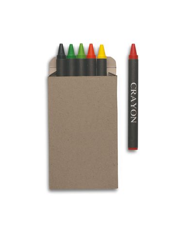 BRABO - Komplet 6 kredek w pudełku