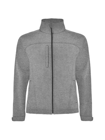 Rudolph kurtka unisex typu softshell, czarny melanż