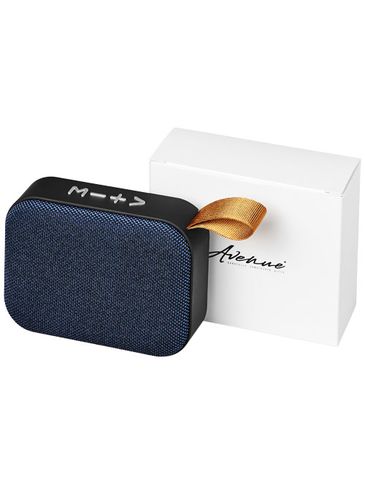 Materiałowy głośnik Bluetooth® Fashion, błękit królewski