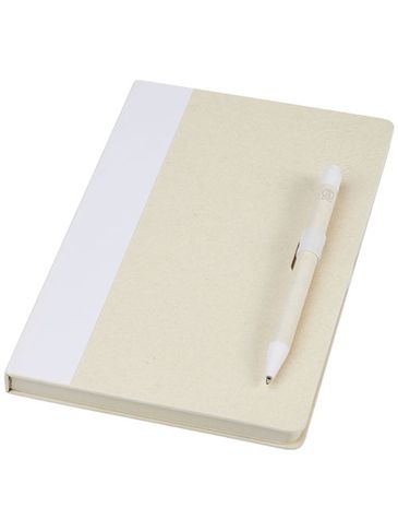 Dairy Dream zestaw z notatnikiem A5 i długopisem, biały