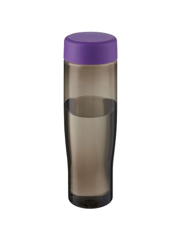 H2O Active® Eco Tempo 700 ml bidon z zakrętką, fioletowy / ciemnografitowy