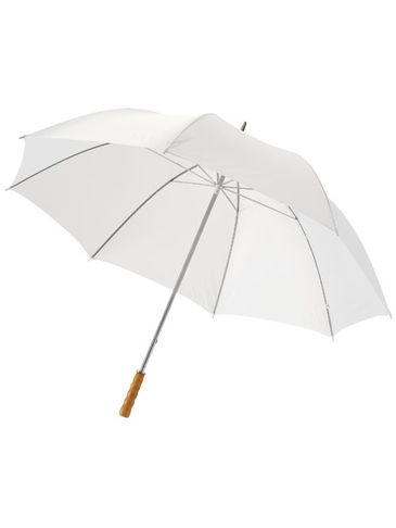Parasol golfowy Karl 30'' z drewnianą rączką, biały