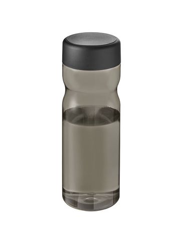 Butelka H2O Active® Eco Base 650 ml screw cap, ciemnografitowy / czarny