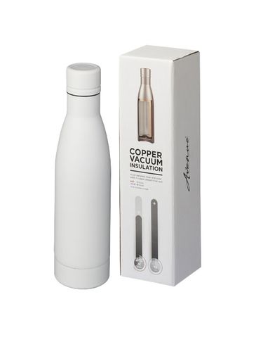 Vasa butelka z miedzianą izolacją próżniową o pojemności 500 ml, biały