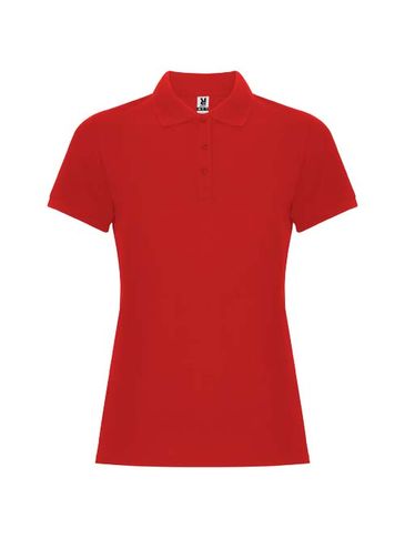 Pegaso Premium koszulka damska polo z krótkim rękawem, czerwony
