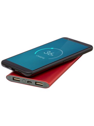 Juice bezprzewodowy powerbank, 8000 mAh, czerwony