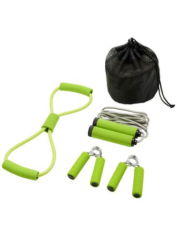 Zestaw fitness Dwayne, limonka