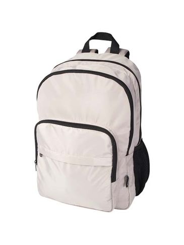 Trend Plus plecak na laptopa o przekątnej 15-cali o pojemności 20 l wykonany z materiałów z recyklingu z certyfikatem GRS, oatmeal