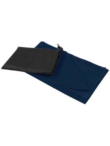 Lucas ręcznik sportowy RPET 70x140 cm, granatowy