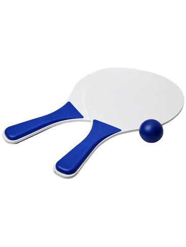 Zestaw do gier plażowych Bounce, błękit królewski / biały