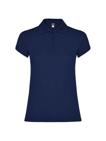 Star koszulka damska polo z krótkim rękawem, navy blue