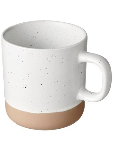 Kubek ceramiczny Pascal o pojemności 360 ml, biały