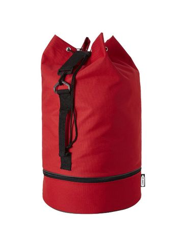 Retrend torba podróżna z tworzyw pochodzących z recyklingu, czerwony