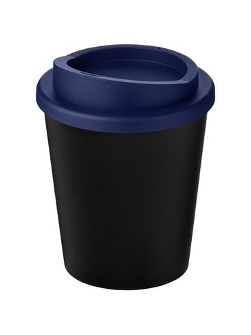 Kubek Americano® Espresso Eco z recyklingu o pojemności 250 ml , czarny / niebieski