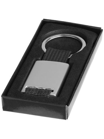 Brelok Alvaro, czarny / srebrny