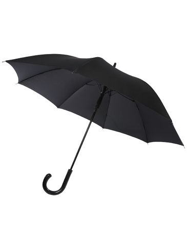 Fontana parasol z funkcją automatycznego otwierania, w optyce karbonowej i z przekrzywioną rączką o wymiarach 23", czarny