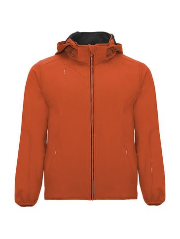 Siberia kurtka unisex typu softshell, vermillon orange