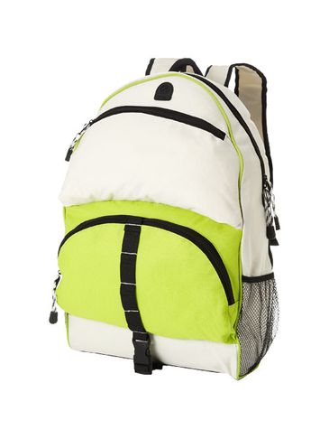 Plecak Utah, limonka / złamana biel