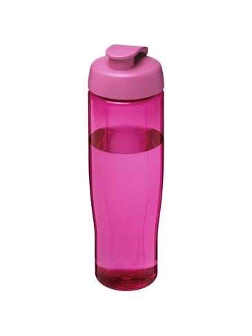 Bidon H2O Tempo® o pojemności 700 ml z wieczkiem zaciskowym, magenta