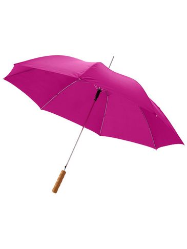Parasol automatyczny Lisa 23'' z drewnianą rączką, magenta