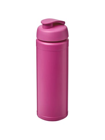 Bidon Baseline® Plus o pojemności 750 ml z wieczkiem zaciskowym i uchwytem, magenta
