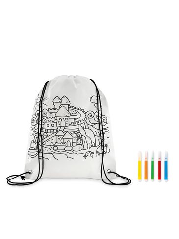 CARRYDRAW - Worek ze sznurkiem z włókniny