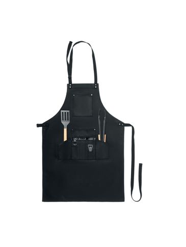 SOUS CHEF - Zestaw BBQ z fartuchem