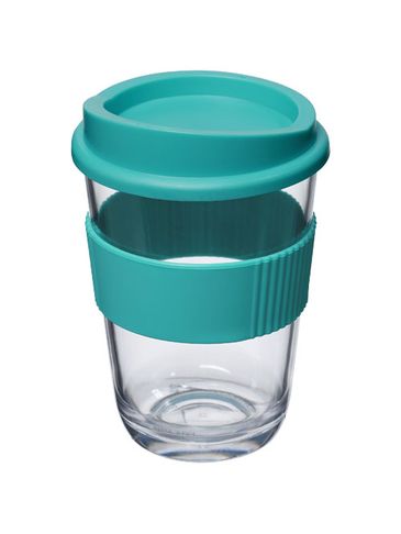 Kubek Americano® Cortado o pojemności 300 ml z uchwytem, morski