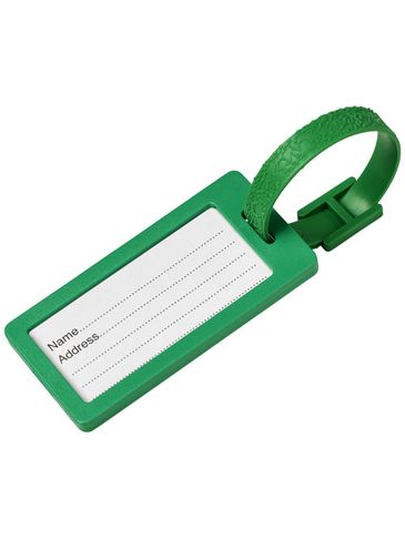 Naklejka na bagaż River z okienkiem, zielony