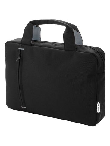 Detroit teczka z tworzywa pochodzącego z recyklingu, szary / czarny