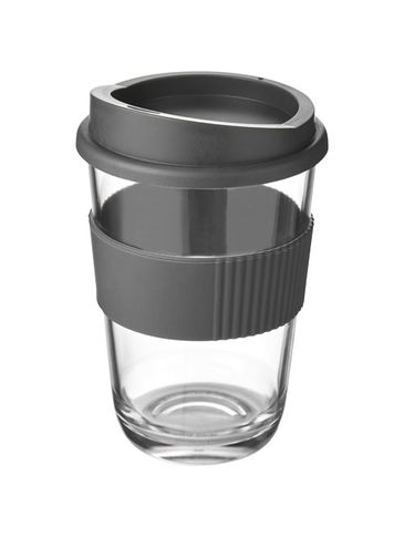 Kubek Americano® Cortado o pojemności 300 ml z uchwytem, szary