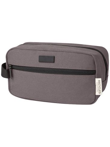 Joey kosmetyczka o pojemności 3,5 l z płótna z recyklingu z certyfikatem GRS, szary