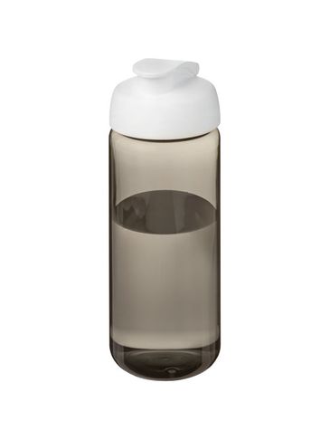 Bidon H2O Active® Octave Tritan™ o pojemności 600 ml, ciemnografitowy / biały