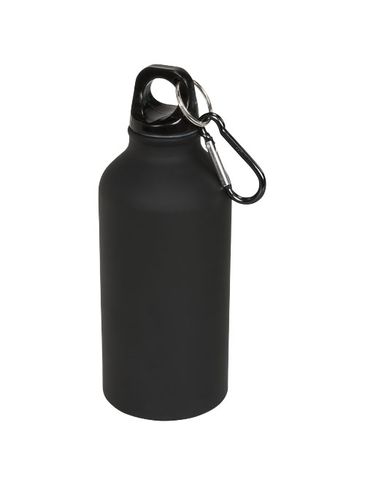 Bidon sportowy z karabińczykiem Oregon matte 400 ml, czarny
