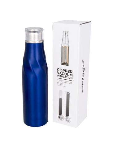 Samouszczelniająca się butelka Hugo z izolacją próżniowo miedzianą, niebieski