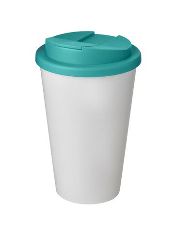 Americano® 350 ml tumbler with spill-proof lid, biały / morski