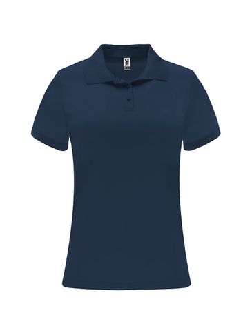 Monzha sportowa koszulka damska polo z krótkim rękawem, navy blue