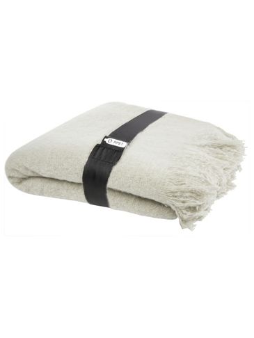 Koc z plastiku z recyklingu Ivy, jasnoszary