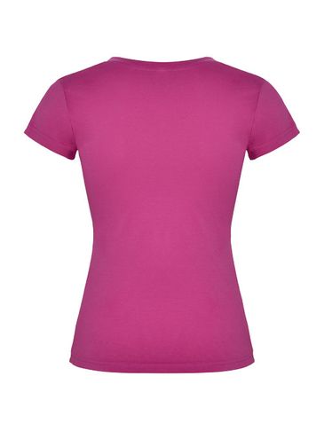 Victoria damska koszulka z krótkim rękawem i dekoltem w serek, rossette