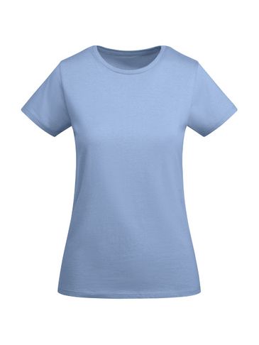 Breda koszulka damska z krótkim rękawem, błękitny