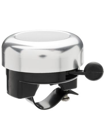 Aluminiowy dzwonek rowerowy Tringtring, srebrny